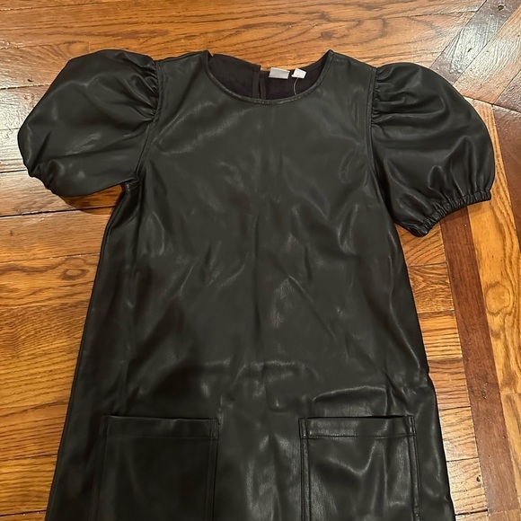NWT Gap Kids Black Leather Dress Size Large - Picture 4 of 8